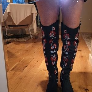 Carlos Santana Alexia over the knee boot 8.5